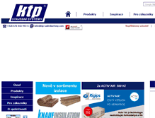 Tablet Screenshot of ktp-sadrokartony.com